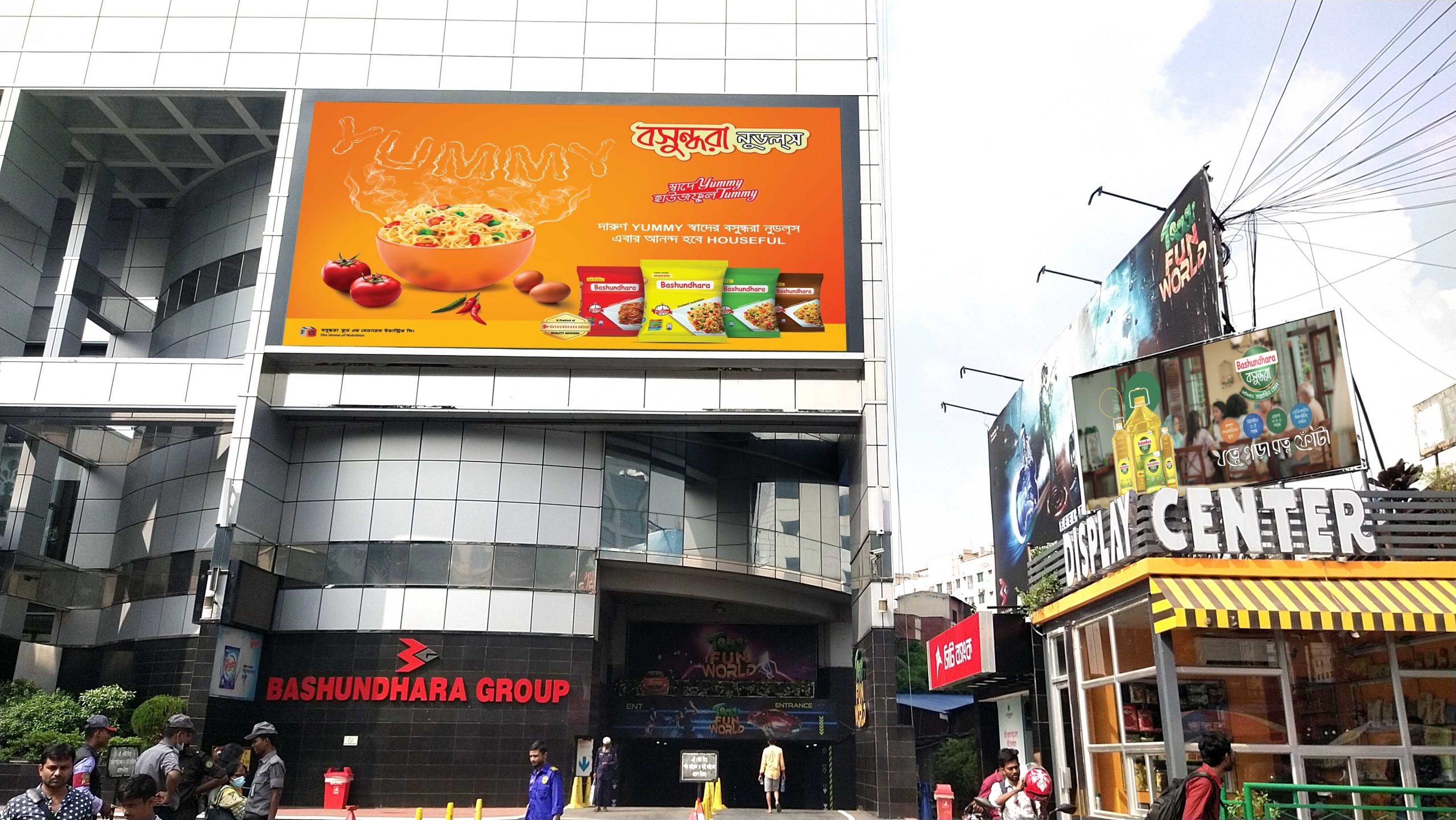 #LED display at Bashundhara City Shoping Complex